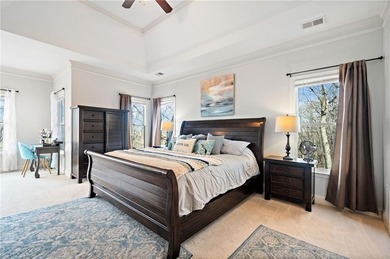 Stunning Craftsman Home surrounded by seasonal mountain views on The Highlands Course at Lake Arrowhead in Georgia - for sale on GolfHomes.com, golf home, golf lot