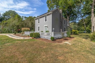 This Salt Box-inspired beauty, echoes the cozy charm of early on Tides Inn Par 3 Course in Virginia - for sale on GolfHomes.com, golf home, golf lot