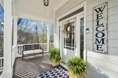 Stunning Craftsman Home surrounded by seasonal mountain views on The Highlands Course at Lake Arrowhead in Georgia - for sale on GolfHomes.com, golf home, golf lot