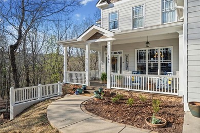 Stunning Craftsman Home surrounded by seasonal mountain views on The Highlands Course at Lake Arrowhead in Georgia - for sale on GolfHomes.com, golf home, golf lot