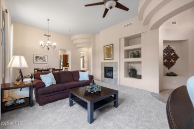 Price improvement! Cachet at Las Sendas single story end unit on Las Sendas Golf Club in Arizona - for sale on GolfHomes.com, golf home, golf lot