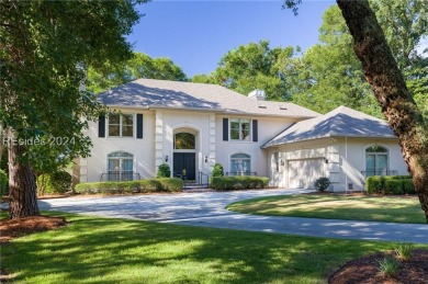 Discover this beautifully maintained 4-bedroom, 4 full and 1 on Palmetto Dunes Golf Course and Resort in South Carolina - for sale on GolfHomes.com, golf home, golf lot