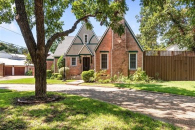 Timeless Tudor-style home with storybook appeal and striking on Stevens Park Golf Course in Texas - for sale on GolfHomes.com, golf home, golf lot