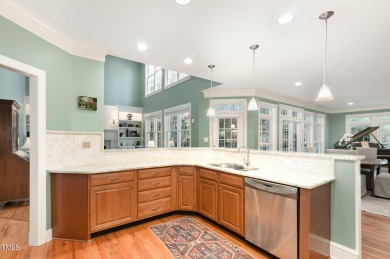 Welcome to this beautifully positioned home on an elevated lot on Brier Creek Country Club in North Carolina - for sale on GolfHomes.com, golf home, golf lot
