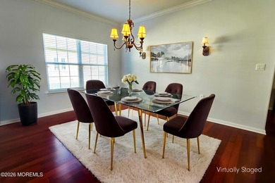 Extended Aragon model with four-season sunroom and front porch on Renaissance Country Club in New Jersey - for sale on GolfHomes.com, golf home, golf lot