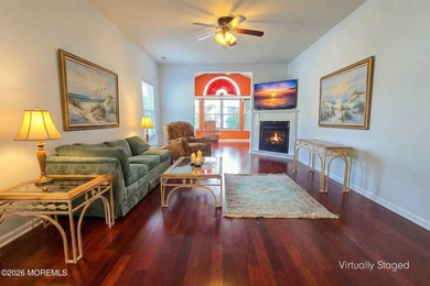 Extended Aragon model with four-season sunroom and front porch on Renaissance Country Club in New Jersey - for sale on GolfHomes.com, golf home, golf lot