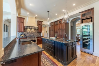 Stunning, custom built home in Wakefield's desireable Dunleith on TPC at Wakefield Plantation in North Carolina - for sale on GolfHomes.com, golf home, golf lot