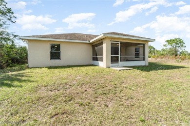 Discover comfort and convenience in this charming 3-bedroom on Mirror Lakes Golf Club in Florida - for sale on GolfHomes.com, golf home, golf lot