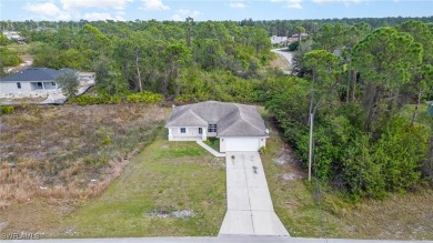 Discover comfort and convenience in this charming 3-bedroom on Mirror Lakes Golf Club in Florida - for sale on GolfHomes.com, golf home, golf lot