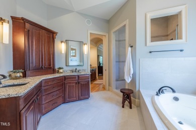 Stunning, custom built home in Wakefield's desireable Dunleith on TPC at Wakefield Plantation in North Carolina - for sale on GolfHomes.com, golf home, golf lot