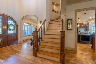 Stunning, custom built home in Wakefield's desireable Dunleith on TPC at Wakefield Plantation in North Carolina - for sale on GolfHomes.com, golf home, golf lot