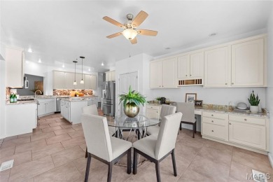 This gorgeous custom-built atrium ranch masterpiece backs to the on Bear Creek Golf Club in Missouri - for sale on GolfHomes.com, golf home, golf lot