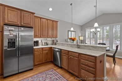 Ownership pride shows in this beautiful home within the Guarded on Pinewild Country Club of Pinehurst in North Carolina - for sale on GolfHomes.com, golf home, golf lot