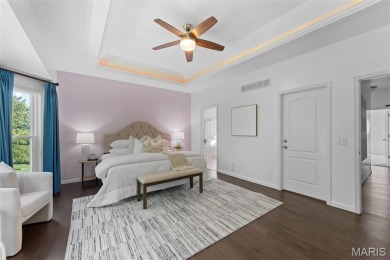 This gorgeous custom-built atrium ranch masterpiece backs to the on Bear Creek Golf Club in Missouri - for sale on GolfHomes.com, golf home, golf lot