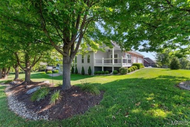 This gorgeous custom-built atrium ranch masterpiece backs to the on Bear Creek Golf Club in Missouri - for sale on GolfHomes.com, golf home, golf lot