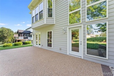 This gorgeous custom-built atrium ranch masterpiece backs to the on Bear Creek Golf Club in Missouri - for sale on GolfHomes.com, golf home, golf lot