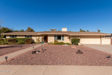 Check out this lovely 4 bed, 2 bath home with a huge backyard on Shalimar Golf Club in Arizona - for sale on GolfHomes.com, golf home, golf lot