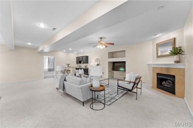 This gorgeous custom-built atrium ranch masterpiece backs to the on Bear Creek Golf Club in Missouri - for sale on GolfHomes.com, golf home, golf lot