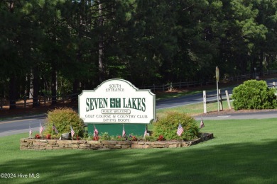 Great opportunity to own a single level ranch home in gated on Seven Lakes Country Club in North Carolina - for sale on GolfHomes.com, golf home, golf lot