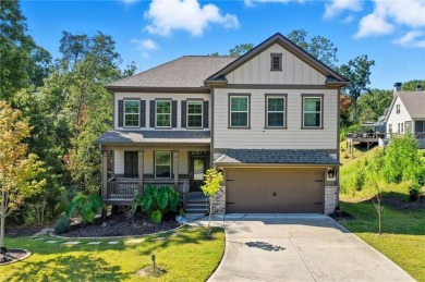 LIKE NEW! This Lovely Traditional Home Sits on a Quiet on The Highlands Course at Lake Arrowhead in Georgia - for sale on GolfHomes.com, golf home, golf lot