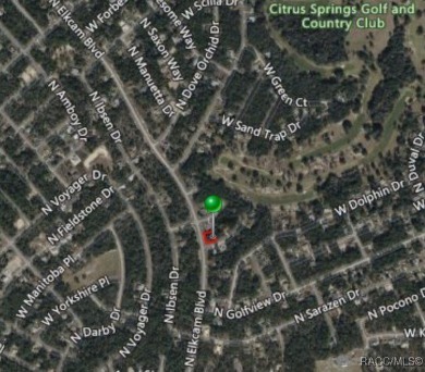 Buildable corner lot in Citrus Springs offers an excellent on Citrus Springs Country Club in Florida - for sale on GolfHomes.com, golf home, golf lot