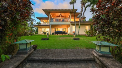 Escape to paradise in this stunning 5-bedroom, 4.5-bathroom on Makai Golf Club At Princeville in Hawaii - for sale on GolfHomes.com, golf home, golf lot