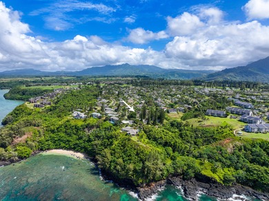 Escape to paradise in this stunning 5-bedroom, 4.5-bathroom on Makai Golf Club At Princeville in Hawaii - for sale on GolfHomes.com, golf home, golf lot