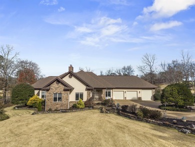 Nestled on a picturesque one-acre lot overlooking the #3 fairway on Diamante Golf and Country Club in Arkansas - for sale on GolfHomes.com, golf home, golf lot