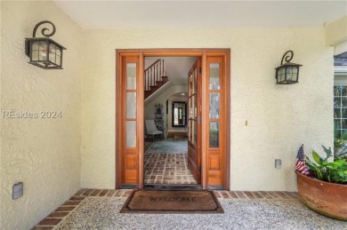 Nestled in Palmetto Dunes, this stunning 5-bedroom, 4.5-bath on Palmetto Dunes Golf Course and Resort in South Carolina - for sale on GolfHomes.com, golf home, golf lot