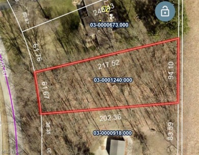 Beautiful building lot with seasonal lake views.  Great location on Lake Mohawk Golf Club in Ohio - for sale on GolfHomes.com, golf home, golf lot