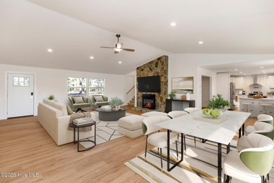 Recently renovated golf-front home perfectly positioned on the on Seven Lakes Country Club in North Carolina - for sale on GolfHomes.com, golf home, golf lot