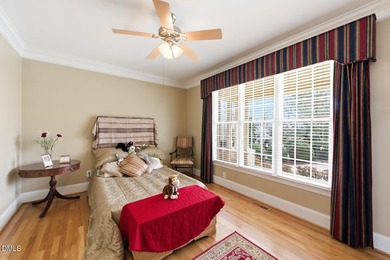 Rarely does an all-brick, custom-built home with true one-level on The Preserve At Jordan Lake Golf Club in North Carolina - for sale on GolfHomes.com, golf home, golf lot