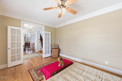 Rarely does an all-brick, custom-built home with true one-level on The Preserve At Jordan Lake Golf Club in North Carolina - for sale on GolfHomes.com, golf home, golf lot