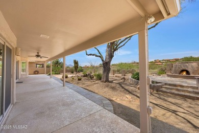 Enjoy mountain & golf course views from an upgraded SaddleBrooke on Saddlebrooke Golf Course in Arizona - for sale on GolfHomes.com, golf home, golf lot