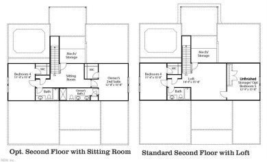 *James II* model by Wetherington Homes in The Reserve At Cedar on Cedar Point Country Club in Virginia - for sale on GolfHomes.com, golf home, golf lot