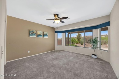 Enjoy mountain & golf course views from an upgraded SaddleBrooke on Saddlebrooke Golf Course in Arizona - for sale on GolfHomes.com, golf home, golf lot
