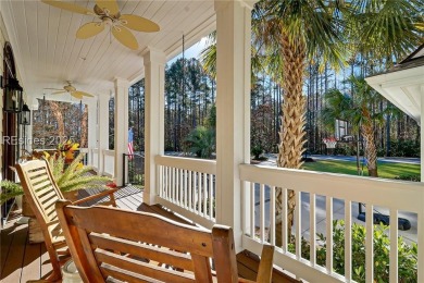 This stunning 4-bedroom, 4.5-bathroom home in desirable Hampton on Hampton Hall Club in South Carolina - for sale on GolfHomes.com, golf home, golf lot