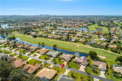 Spectacular Sunsets from your Lanai on the lake  golf course in on Spanish Wells Golf and Country Club in Florida - for sale on GolfHomes.com, golf home, golf lot