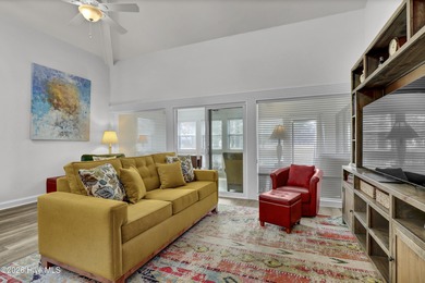 This FULLY-FURNISHED END-UNIT feels more like a ranch-style on Belvedere Country Club in North Carolina - for sale on GolfHomes.com, golf home, golf lot