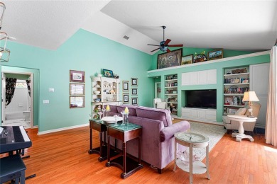 Discover a remarkable 4-bedroom, 3-bathroom pool home in the on Hunters Green Country Club in Florida - for sale on GolfHomes.com, golf home, golf lot