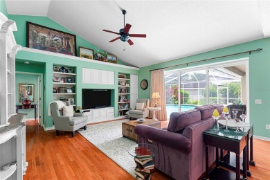 Discover a remarkable 4-bedroom, 3-bathroom pool home in the on Hunters Green Country Club in Florida - for sale on GolfHomes.com, golf home, golf lot