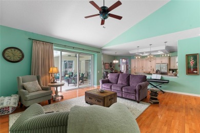 Discover a remarkable 4-bedroom, 3-bathroom pool home in the on Hunters Green Country Club in Florida - for sale on GolfHomes.com, golf home, golf lot