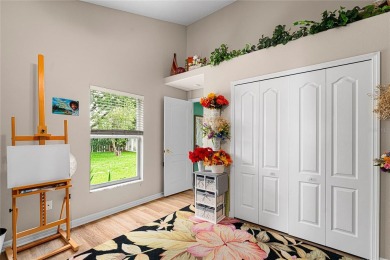 Discover a remarkable 4-bedroom, 3-bathroom pool home in the on Hunters Green Country Club in Florida - for sale on GolfHomes.com, golf home, golf lot