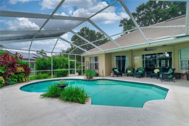 Discover a remarkable 4-bedroom, 3-bathroom pool home in the on Hunters Green Country Club in Florida - for sale on GolfHomes.com, golf home, golf lot