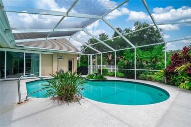Discover a remarkable 4-bedroom, 3-bathroom pool home in the on Hunters Green Country Club in Florida - for sale on GolfHomes.com, golf home, golf lot