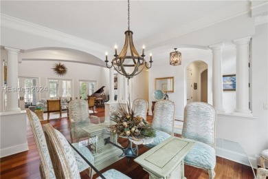 This immaculate home boasts 5,800 sq ft of living space on Colleton River Plantation Club in South Carolina - for sale on GolfHomes.com, golf home, golf lot