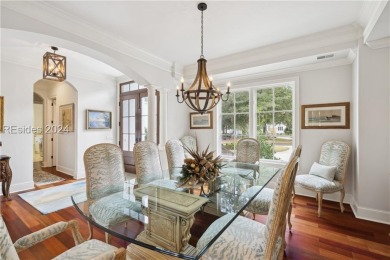 This immaculate home boasts 5,800 sq ft of living space on Colleton River Plantation Club in South Carolina - for sale on GolfHomes.com, golf home, golf lot