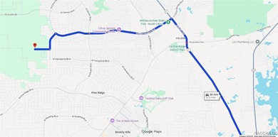 Beautiful corner lot in the rapidly growing subdivision of on Pine Ridge Community Golf and Country Club in Florida - for sale on GolfHomes.com, golf home, golf lot