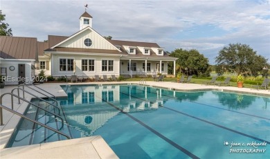 Mature magnolia and live oak trees are abundant on this .575 on Callawassie Island Club in South Carolina - for sale on GolfHomes.com, golf home, golf lot