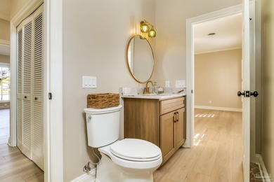 Have you ever dreamed of owning a true waterfront oasis on Pensacola Country Club in Florida - for sale on GolfHomes.com, golf home, golf lot